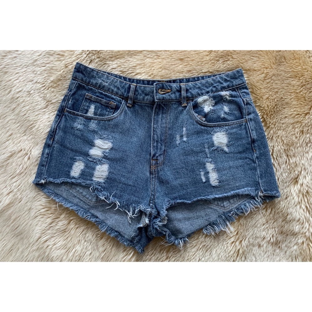 H&M High-Wasted Denim Shorts